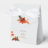 Boho Bouquet mit feurigen Blume Geschenkschachtel (Vorderseite)