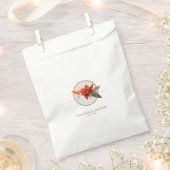 Boho Bouquet mit feurigen Blume Geschenktütchen (Ausgeschnitten)