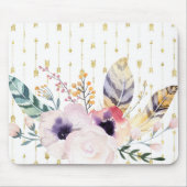 Boho Bouquet Mousepad (Vorne)