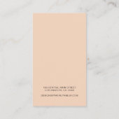 Boho Boutique Earring Display Card Visitenkarte (Rückseite)