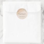 Boho Boutique / Kleidung Danke Aufkleber  (Tasche)