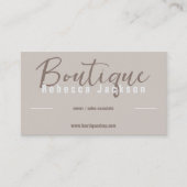 Boho Boutique Shop Visitenkarte (Vorderseite)