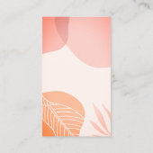 Boho Boutique Shop Visitenkarte (Rückseite)