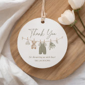 Boho Boy Baby Clothes Kinderdusche Geschenkanhänger