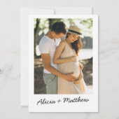 Boho Boy Baby Showbaby Kleidung Einladung (Rückseite)