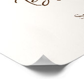 Boho Boy Clothes Baby Dusche Begrüßungszeichen Pla Poster (Ecke)