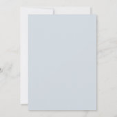 Boho Boy Clothes Line Babydusche Einladung (Rückseite)