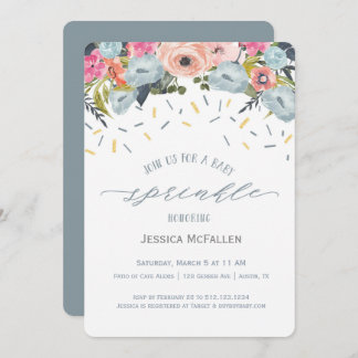 Boho Boy Sprinkle Kinderdusche Einladung