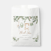 Boho Boy Winter Baby Dusche Danke Geschenktütchen (Vorderseite)