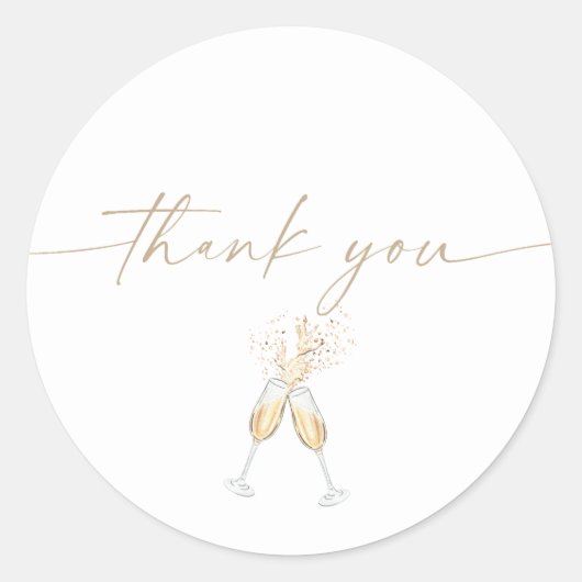 Boho-Brautjungfer-Party Klassischer Rund Sticker  (Vorderseite)