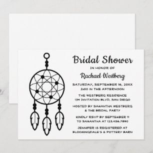 Boho-Brautjungferfeier-Hochzeitstraumfänger-Tribal Einladung