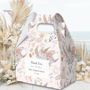 Boho-Brautjunggesellinnenparty-Muster Brautjungges Geschenkschachtel