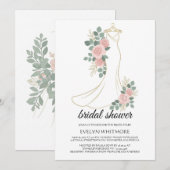 Boho Brautkleid-Stilguide | Boho Chic Hochzeit Einladung (Vorne/Hinten)