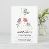 Boho-Brautkleid-Stilguide | Boho Chic-Hochzeit Einladung (Stehend Vorderseite)