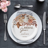 Boho-Brautparty-Geschirr der Earthy-wüste Pappteller