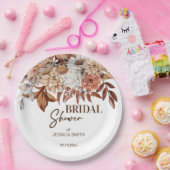 Boho-Brautparty-Geschirr der Earthy-wüste Pappteller (Party)