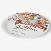 Boho-Brautparty-Geschirr der Earthy-wüste Pappteller (Schrägansicht)