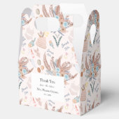 Boho Brautparty Pattern Brautparty Geschenkschachtel (Geöffnet)