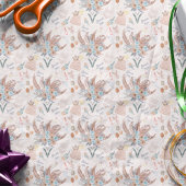 Boho Brautparty Pattern Seidenpapier