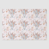 Boho Brautparty Pattern Seidenpapier (Vorderseite)