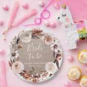 Boho Brautparty Teller Burlap Bridge zu sein (Party)