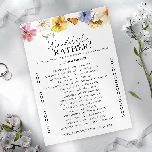 Boho Brautparty würde eher eine Spielkarte haben Einladung