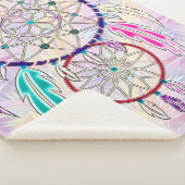 Boho Breeze Sherpa Blanket Sherpadecke (3/4)