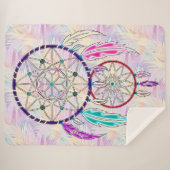 Boho Breeze Sherpa Blanket Sherpadecke (Vorderseite (Horizontal))