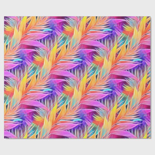 Boho Breeze Wrapping Paper Geschenkpapier (Flach)
