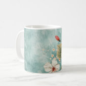 Boho-Breezy-Tropenblume Kaffeetasse (Vorderseite Links)
