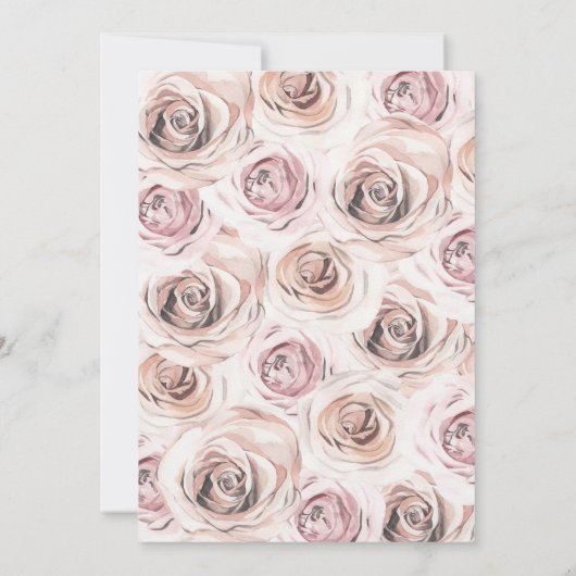 Boho Bridal Brunch Einladung (Rückseite)