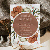 Boho Bridal Dusche Einladung mit Wüste Florals