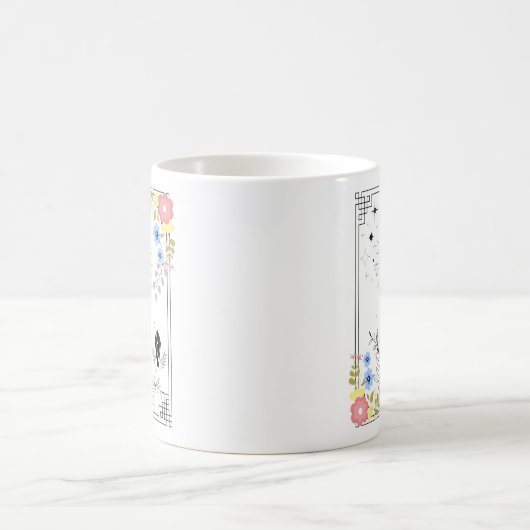 Boho Bride, Mystic Bride, Tarot Bride Kaffeetasse (Mittel)