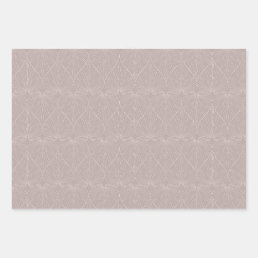 Boho Bride-Set B, Tropical Romance Gift Wrap Geschenkpapier Set (Vorderseite 3)