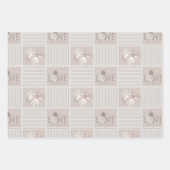 Boho Bride-Set B, Tropical Romance Gift Wrap Geschenkpapier Set (Vorderseite)
