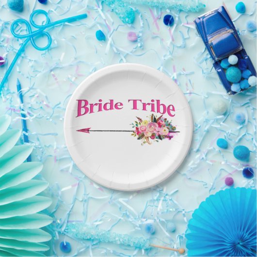 Boho Bride Tribe Pappteller (Party)