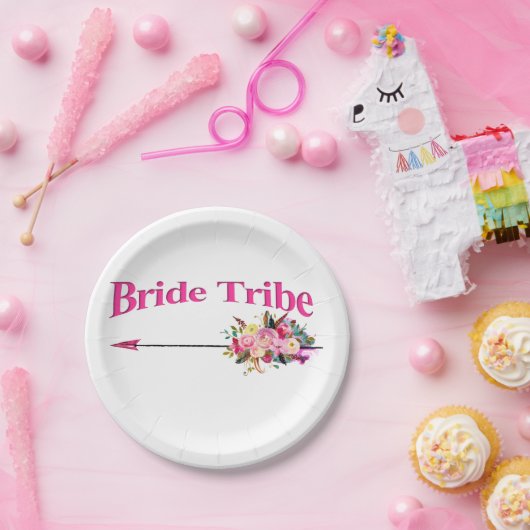 Boho Bride Tribe Pappteller (Party)