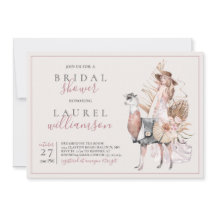 Boho Bride und Formal Llama Brautparty