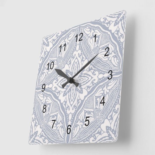 Boho Briella Quadratische Wanduhr (Winkel)