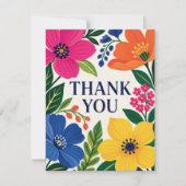 Boho Bright Botanisch Danke (Vorderseite)