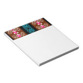 Boho Brocade Stripe Notizblock (angewinkelt)