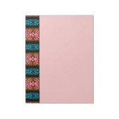 Boho Brocade Stripe Notizblock (Rotiert)