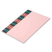 Boho Brocade Stripe Notizblock (angewinkelt)