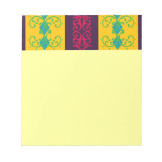 Boho Brocade Stripe Notizblock