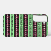 Boho Brocade Stripe Samsung Galaxy Hülle (Rückseite (Horizontal))