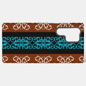 Boho Brocade Stripe Samsung Galaxy Hülle (Rückseite (Horizontal))
