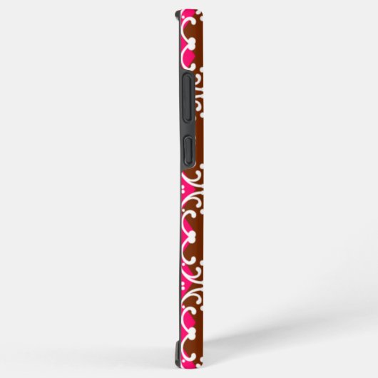 Boho Brocade Stripe Samsung Galaxy Hülle (Rechte Seite)