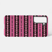 Boho Brocade Stripe Samsung Galaxy Hülle (Rückseite (Horizontal))