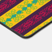 Boho Brocade Stripe Schreibtischunterlage (Ecke)