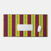 Boho Brocade Stripe Schreibtischunterlage (Tastatur & Maus)